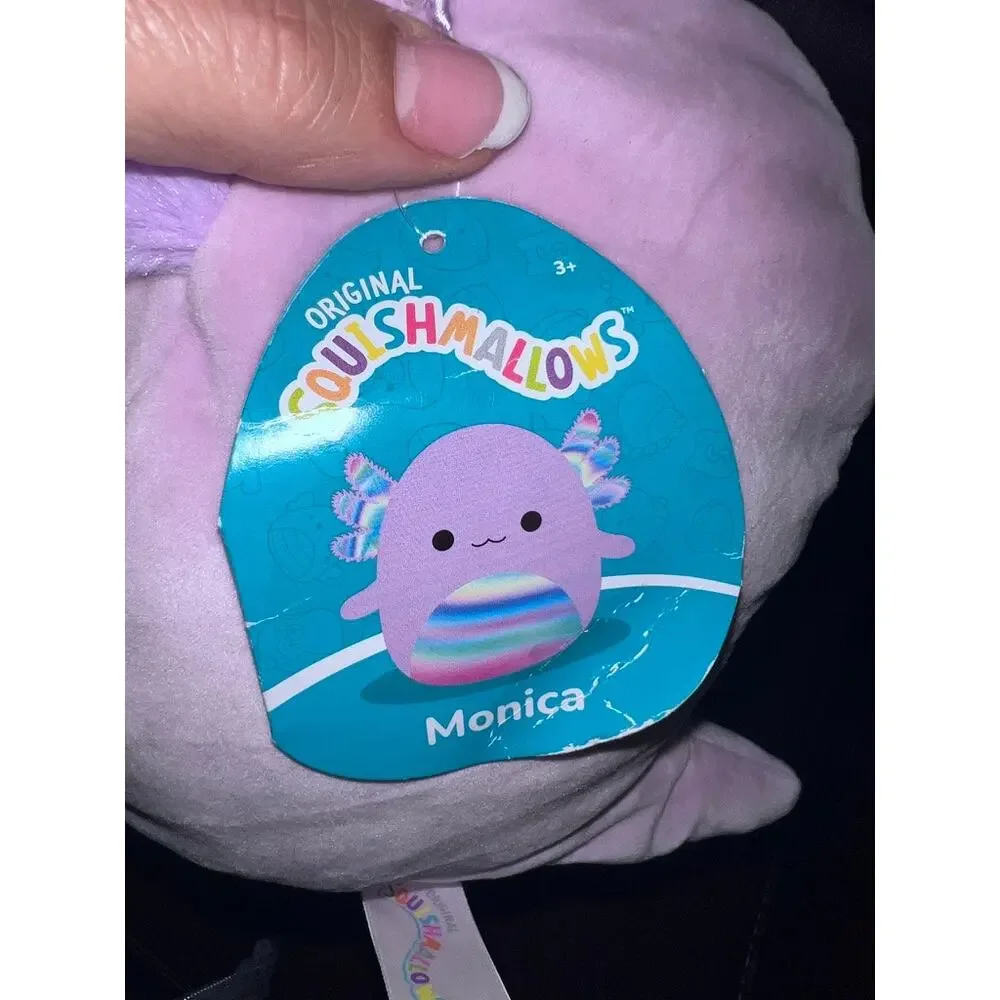 NWT Squishmallows Monica the Purple Axolotl Medium Plush Toy 8